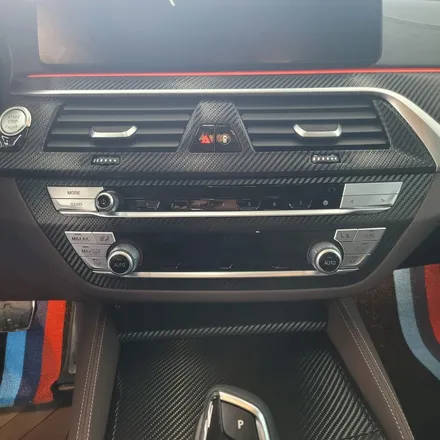 광주 랩핑 PPF 전문점 GOWRAP 고랩 BMW 5시리즈 530i 실내 카본랩핑 / 광주 서구 치평동
