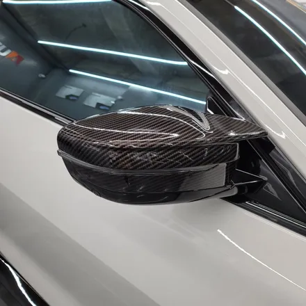 광주랩핑 BMW M4 카본 사이드미러 + 디퓨저 레드라인 포인트 시공 / 광주 서구 치평동