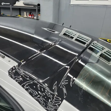 BMW X6 E71사틴 다크 그레이 전체 랩핑 / 광주 서구 치평동