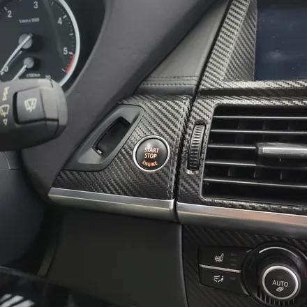 광주 랩핑 고랩 BMW X6 E71 실내 카본 랩핑 / 광주 서구 치평동