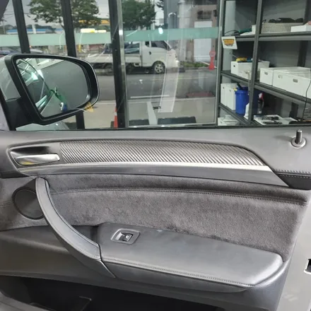 광주 랩핑 고랩 BMW X6 E71 실내 카본 랩핑 / 광주 서구 치평동