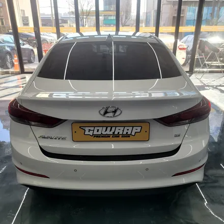 광주랩핑 고랩 현대 아반떼AD 루프스킨 사이드미러 부분랩핑 / 광주 서구 치평동