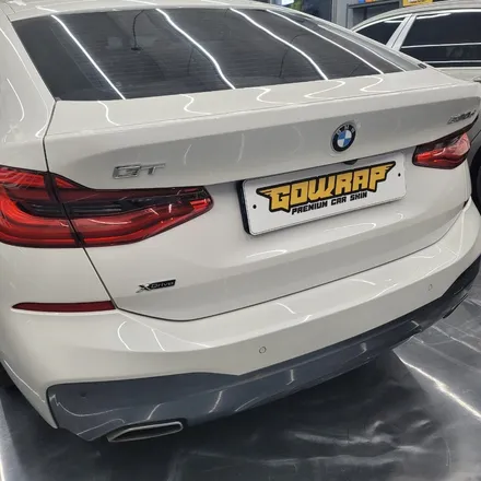 광주 랩핑 BMW 6GT 키드니그릴 랩핑 실내 티타늄 브러쉬 전체 랩핑 / 광주 서구 치평동