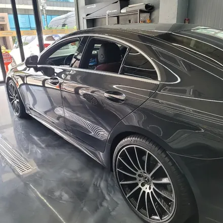 벤츠 CLS 400d 크롬 죽이기 광주랩핑/PPF고랩 / 광주 서구 치평동
