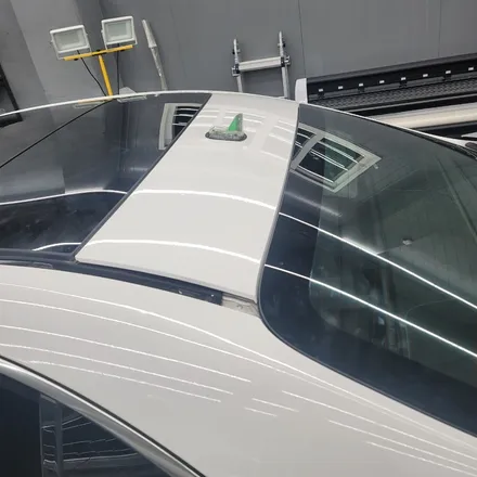 광주 상무지구 랩핑 벤츠 S350d 유광 화이트 전체랩핑 / 광주 서구 치평동