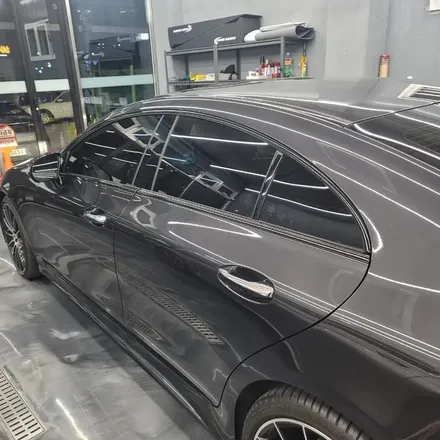 벤츠 CLS 400d 크롬 죽이기 광주랩핑/PPF고랩 / 광주 서구 치평동