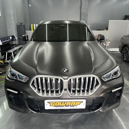 BMW X6 보험처리 랩핑 리어범퍼 재시공 / 광주 서구 치평동
