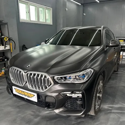 BMW X6 보험처리 랩핑 리어범퍼 재시공 / 광주 서구 치평동