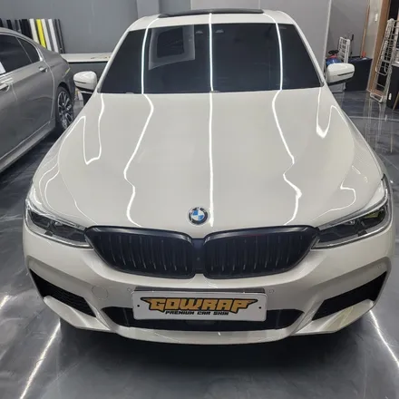광주 랩핑 BMW 6GT 키드니그릴 랩핑 실내 티타늄 브러쉬 전체 랩핑 / 광주 서구 치평동