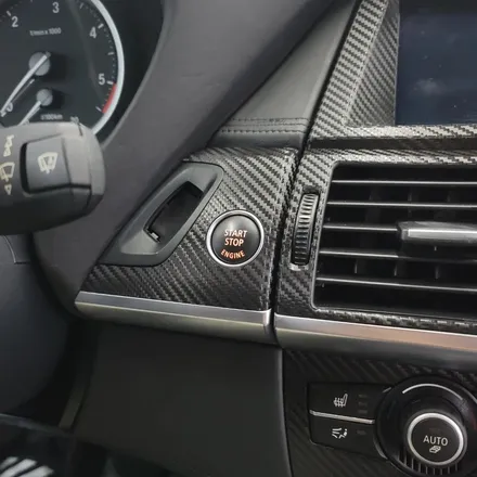 광주 랩핑 고랩 BMW X6 E71 실내 카본 랩핑 / 광주 서구 치평동