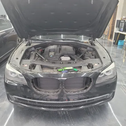 광주랩핑 고랩 BMW 7시리즈 크롬 죽이기 부분랩핑 / 광주 서구 치평동