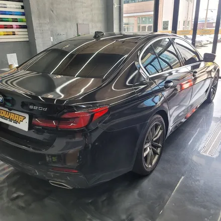 광주 랩핑 고랩 BMW 5시리즈 520d 전체 랩핑 제거 생활보호 PPF / 광주 서구 치평동