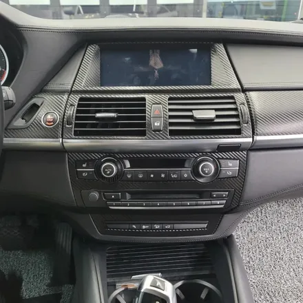 광주 랩핑 고랩 BMW X6 E71 실내 카본 랩핑 / 광주 서구 치평동