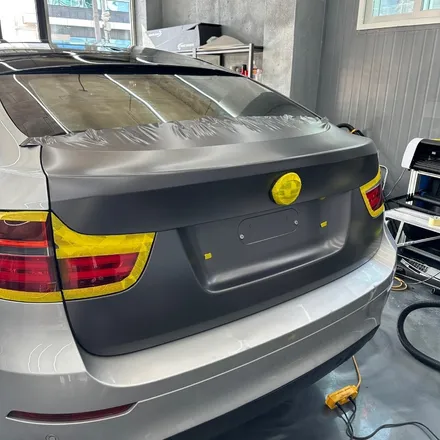 BMW X6 E71사틴 다크 그레이 전체 랩핑 / 광주 서구 치평동