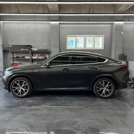 BMW X6 보험처리 랩핑 리어범퍼 재시공 / 광주 서구 치평동