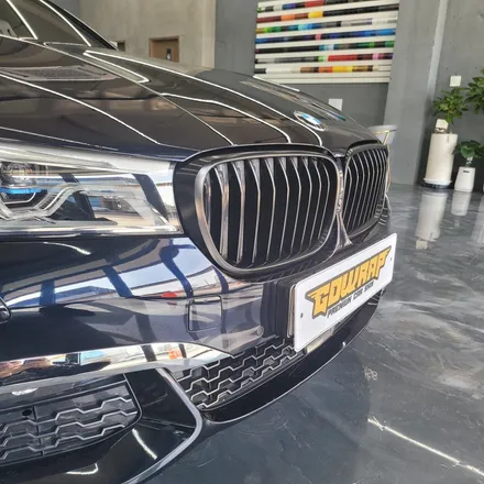광주 랩핑 PPF 전문점 GOWRAP 고랩 BMW 7시리즈 사틴블랙 크롬 죽이기 / 광주 서구 치평동