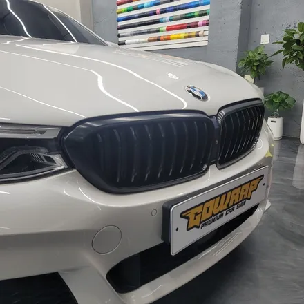 광주 랩핑 BMW 6GT 키드니그릴 랩핑 실내 티타늄 브러쉬 전체 랩핑 / 광주 서구 치평동