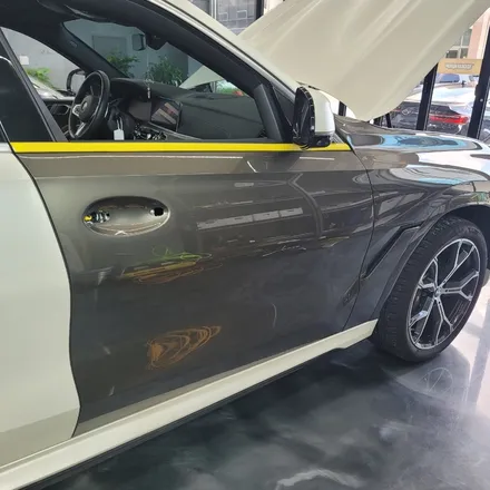 BMW X6 사고 보험처리 부분랩핑 광주랩핑 고랩 / 광주 서구 치평동