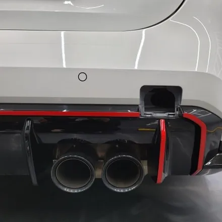 광주랩핑 BMW M4 카본 사이드미러 + 디퓨저 레드라인 포인트 시공 / 광주 서구 치평동