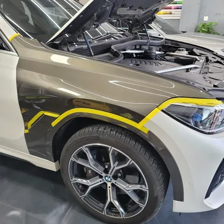 BMW X6 사고 보험처리 부분랩핑 광주랩핑 고랩 / 광주 서구 치평동