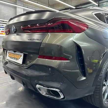 BMW X6 보험처리 랩핑 리어범퍼 재시공 / 광주 서구 치평동