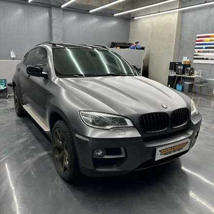 BMW X6 E71사틴 다크 그레이 전체 랩핑 / 광주 서구 치평동