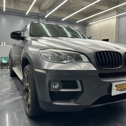 BMW X6 E71사틴 다크 그레이 전체 랩핑 / 광주 서구 치평동