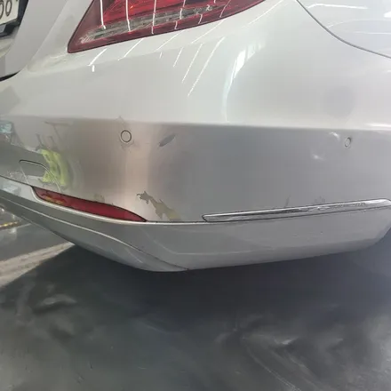광주 상무지구 랩핑 벤츠 S350d 유광 화이트 전체랩핑 / 광주 서구 치평동