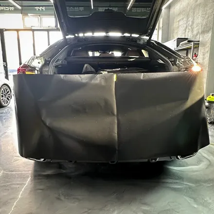 BMW X6 보험처리 랩핑 리어범퍼 재시공 / 광주 서구 치평동
