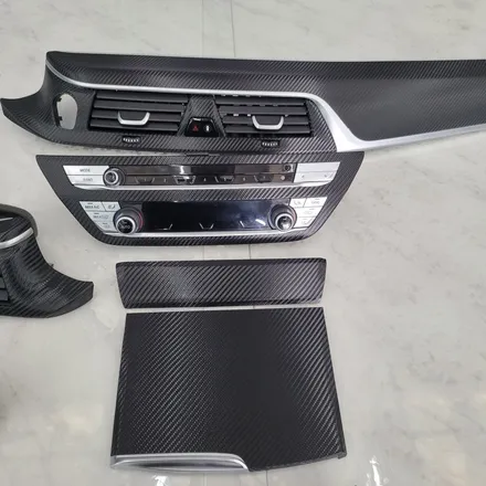 광주 랩핑 PPF 전문점 GOWRAP 고랩 BMW 5시리즈 530i 실내 카본랩핑 / 광주 서구 치평동
