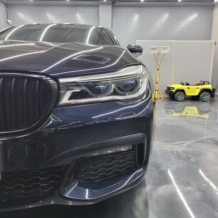 광주 랩핑 PPF 전문점 GOWRAP 고랩 BMW 7시리즈 사틴블랙 크롬 죽이기 / 광주 서구 치평동