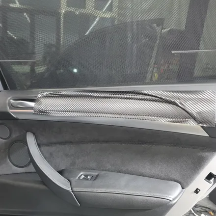 광주 랩핑 고랩 BMW X6 E71 실내 카본 랩핑 / 광주 서구 치평동