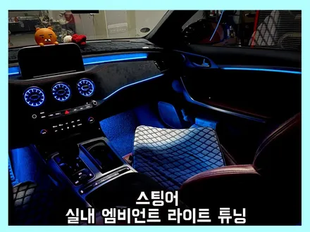 스팅어 엠비언트 라이트 튜닝으로 실내를 완전히 바꾸다 벤츠 송풍구,마이스터 개조 등등 / 용인 처인구, 모현, 곤지암, 포곡, 양지