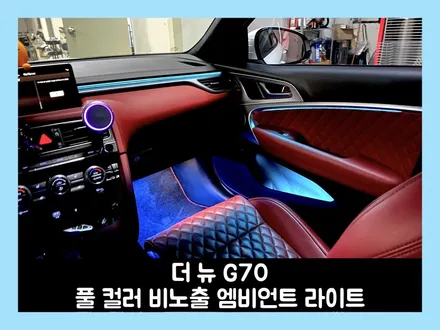 g70 순정 엠비언트가 없어서 아쉽다? 절대 아닙니다 완벽한 비노출로 완성하다 / 용인시 처인구 포곡읍