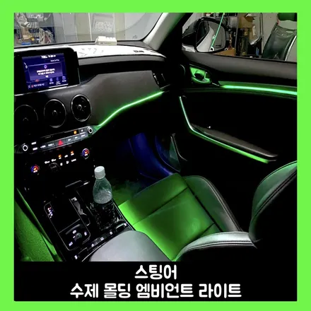 스팅어 단순한 엠비언트 라이트 튜닝? 전용 몰딩으로 단순함을 없애다 / 용인시 처인구 포곡읍