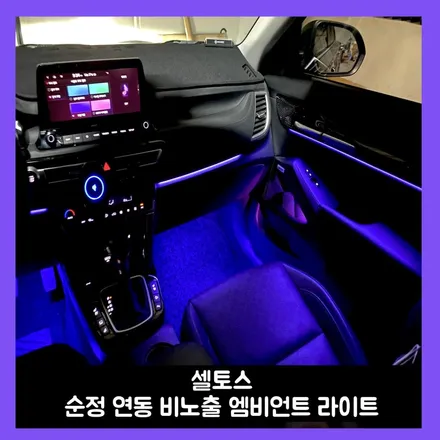 셀토스 비노출 방식과 순정 조작으로 사용하는 엠비언트 라이트 / 용인시 처인구 포곡읍