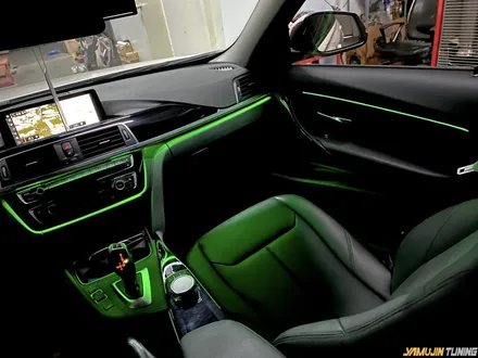 bmw 3시리즈 엠비언트 시공 후기 달라진 야간 실내 분위기 / 용인시 처인구 포곡읍