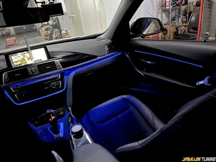 bmw 3시리즈 엠비언트 시공 후기 달라진 야간 실내 분위기 / 용인시 처인구 포곡읍