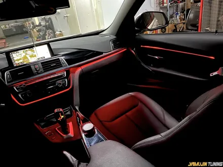 bmw 3시리즈 엠비언트 시공 후기 달라진 야간 실내 분위기 / 용인시 처인구 포곡읍