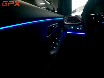 [GPX]i30 N라인 도어 로고 라이트(N로고)/3세대 면발광 광섬유 에비언트(단색 블루) 시공! / 용인시 처인구 포곡읍