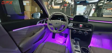 [GPX]G70 엠비언트 무드등 엠비언트 라이트 rgb 엠비언트,풋등 시공 용인 엠비언트 장착 전문점~~ / 용인시 처인구 포곡읍