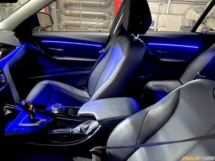 bmw 3시리즈 엠비언트 시공 후기 달라진 야간 실내 분위기 / 용인시 처인구 포곡읍