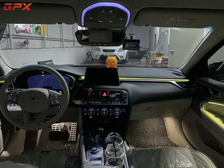제네시스 G70 깔끔한 실내 튜닝은 이런 스타일로 비노출 아크릴 히든 엠비언트 라이트 / 용인 처인구, 모현, 곤지암, 포곡, 양지