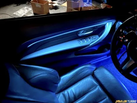 bmw f32 4시리즈 컨버터블 엠비언트 튜닝으로 실내 감성 업그레이드 / 용인시 처인구 포곡읍
