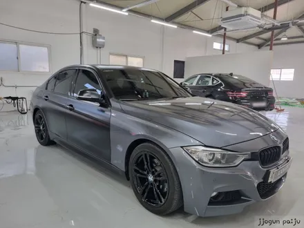 사틴 블랙 전체 랩핑 차량 사고 후, 재시공한 BMW 320d  쪼군샵 PA:JU / 파주시 야당동