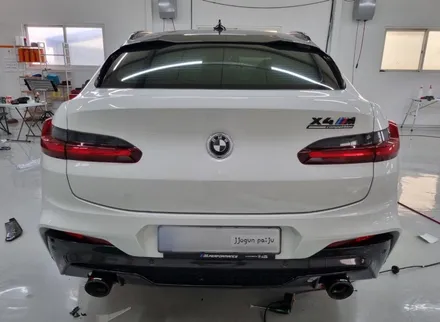 파주 일산 김포 자동차 PPF 전문, BMW X4 Gloss Carbon(유광 카본) 부분 랩핑 / 파주시 야당동