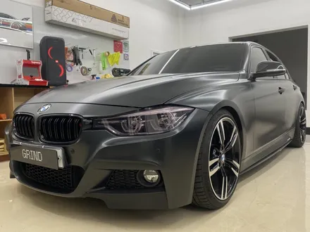 대구 랩핑 BMW 3시리즈 반 무광 블랙 전체 재시공! / 대구 남구 봉덕동