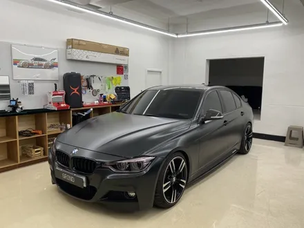 대구 랩핑 BMW 3시리즈 반 무광 블랙 전체 재시공! / 대구 남구 봉덕동