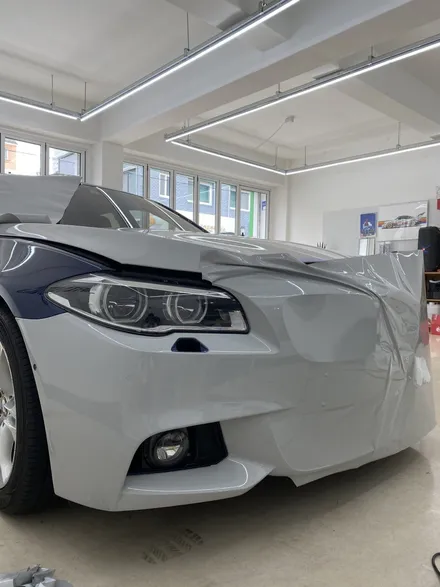 대구 랩핑 BMW 520d 밝은 그레이로 전체 시공! / 대구 남구 봉덕동