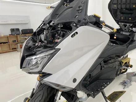 대구 랩핑 야마하 티맥스 530 유광 그레이 전문 시공점 / 대구 남구 봉덕동